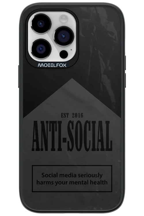 ANTI-SOCIAL (BLVCK) 2.0 - Apple iPhone 14 Pro Max