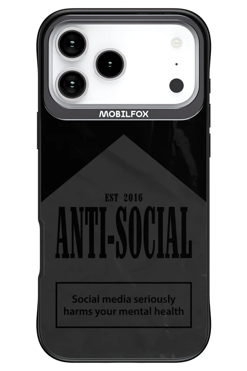 ANTI-SOCIAL (BLVCK) 2.0 - Apple iPhone 17 Pro Max