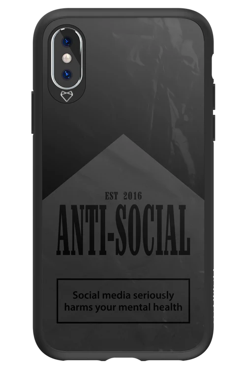 ANTI-SOCIAL (BLVCK) 2.0 - Apple iPhone X