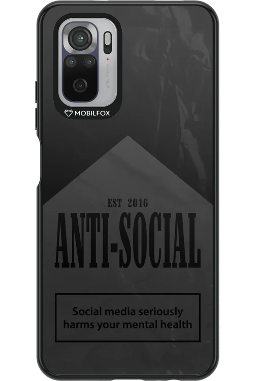 ANTI-SOCIAL (BLVCK) 2.0 - Xiaomi Redmi Note 10
