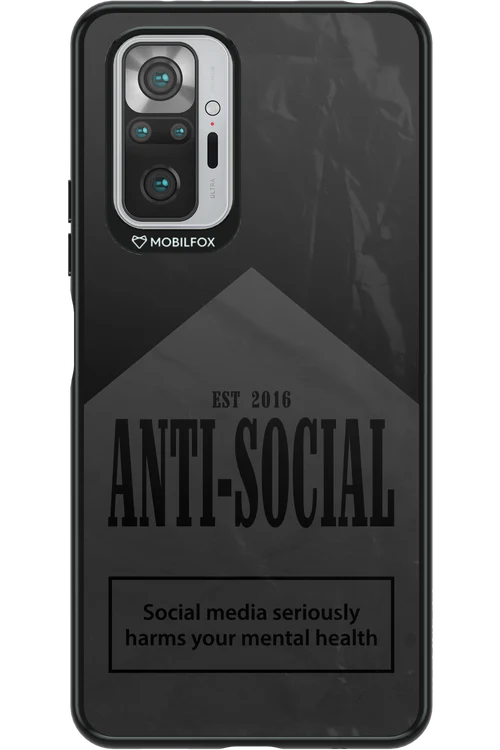 ANTI-SOCIAL (BLVCK) 2.0 - Xiaomi Redmi Note 10 Pro